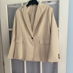 Beige Women's Blazer